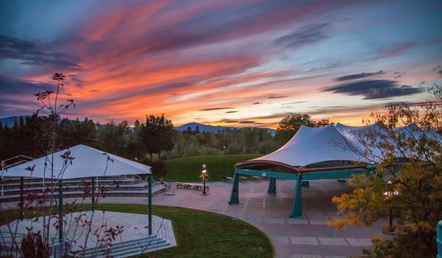 Indiana Riverfront Sunset Walk
